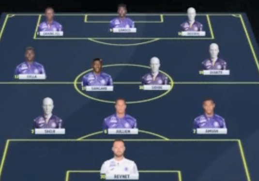  图卢兹中场铁腰掌控全局，攻防枢纽作用完美体现